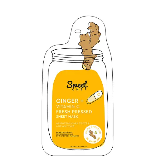 Sweet Chef Fresh Pressed Sheet Mask Ginger + Vitamin C