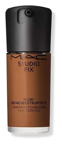 Mac Cosmetics Studio Fix Fluid SPF 15 24HR Matte Foundation + Oil Control NC55