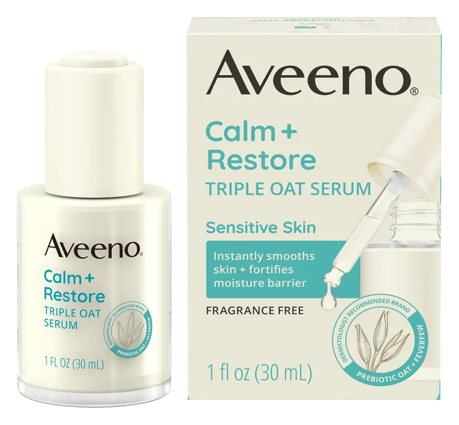 Aveeno Calm + Restore Triple Oat Serum For Sensitive Skin US