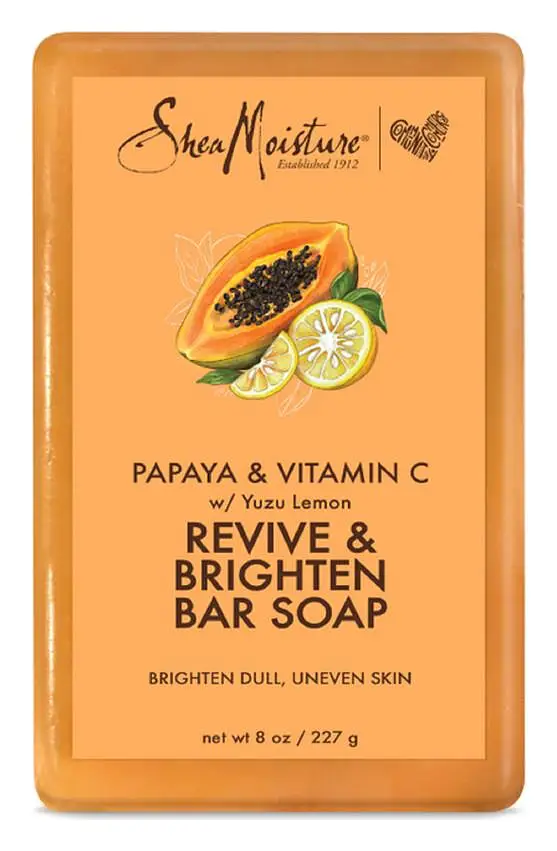 Shea Moisture Papaya & Vitamin C Revive & Brighten Bar Soap