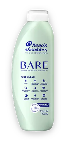 Head & Shoulders Bare Pure Clean Sulfate-Free Dandruff Shampoo USA