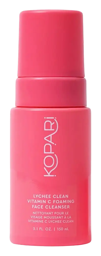 Kopari Lychee Clean Vitamin C Foaming Face Cleanser with Vitamin C, Vitamin B5, & Allantoin