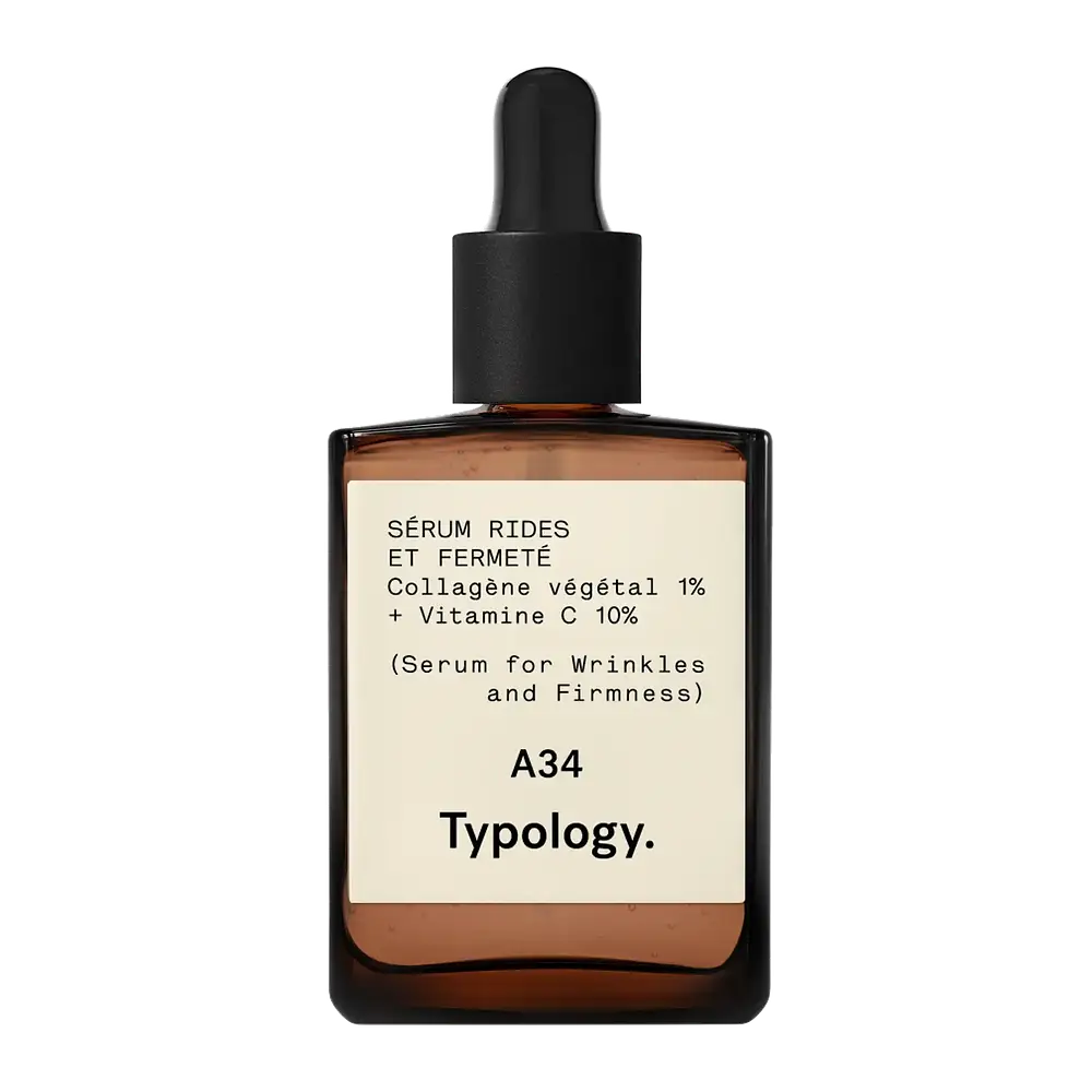 Typology A34 1% Plant Collagen + 10% Vitamin C Serum For Wrinkles And Firmness
