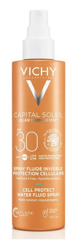 Vichy Capital Soleil Cell Protect Invisible UVA + UVB Sun Protection Spray SPF30