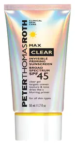 Peter Thomas Roth Max Clear Invisible Priming Sunscreen Broad Spectrum SPF 45