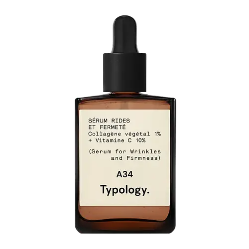 Typology A34 1% Plant Collagen + 10% Vitamin C Serum For Wrinkles And Firmness