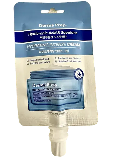Derma Prep. Hyaluronic Acid & Squalane Hydrating Intense Cream
