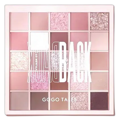 Gogotales 25 Colors Eyeshadow Palette #201 Smoke Purple Rose