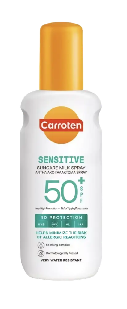 Carroten Sensitive Suncare Milk Spray SPF 50+
