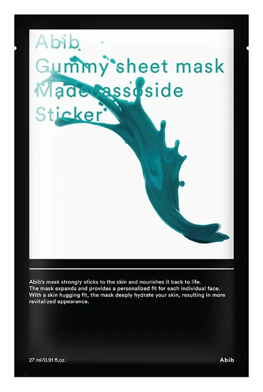 Abib Gummy Sheet Mask Sticker Madecassoside