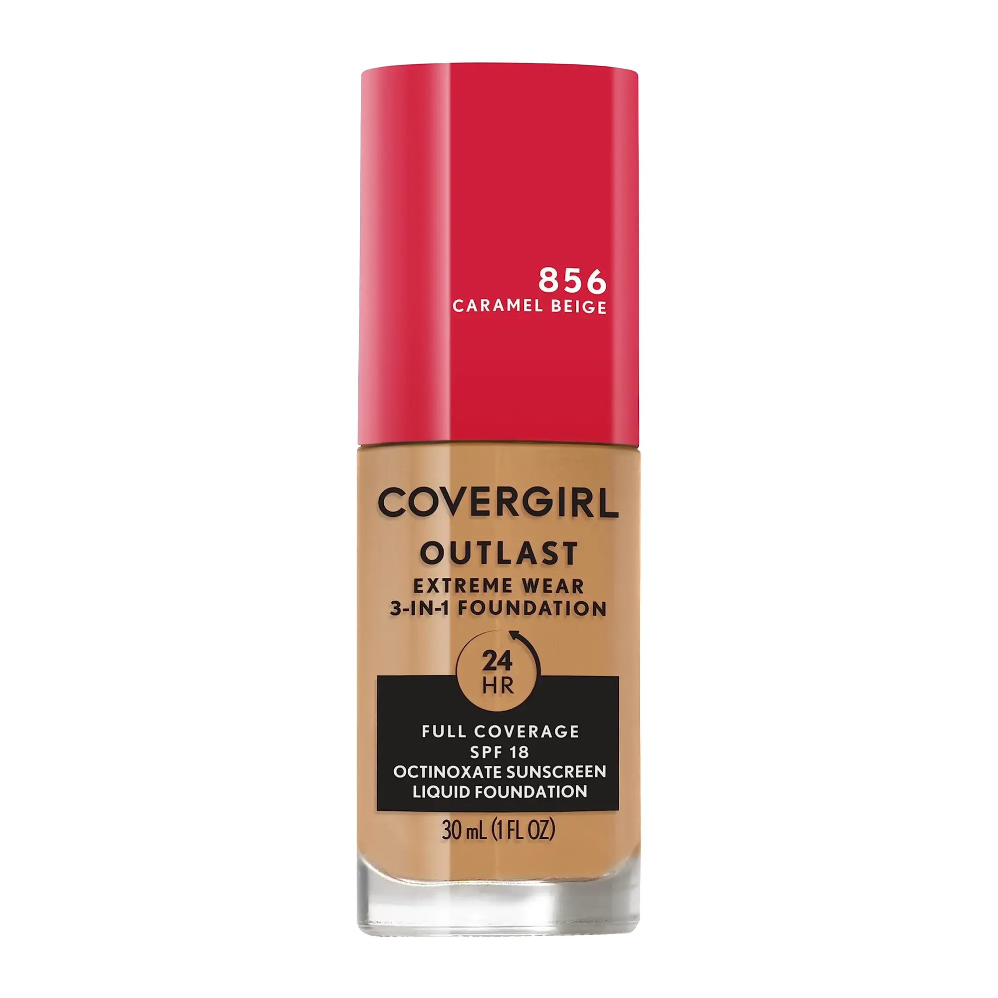 Covergirl Outlast Extreme Wear 3-In-1 Foundation 856 Caramel Beige