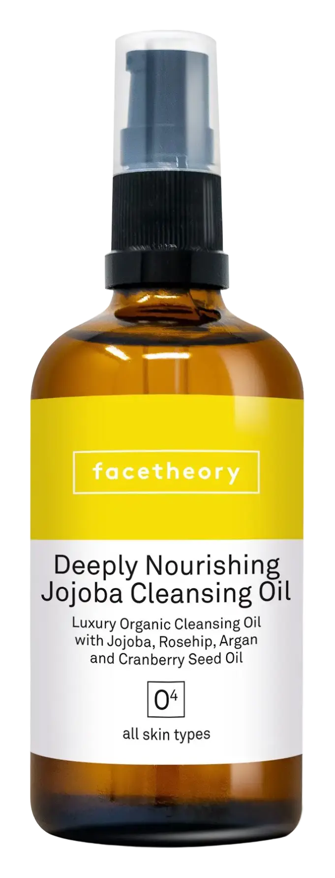 FaceTheory Deeply Nourishing Jojoba Cleansing Oil O4