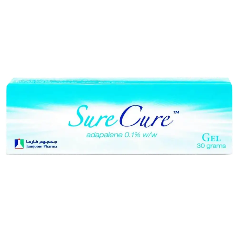Jamjoom Pharma Sure Cure 0.1% Adapalene Gel