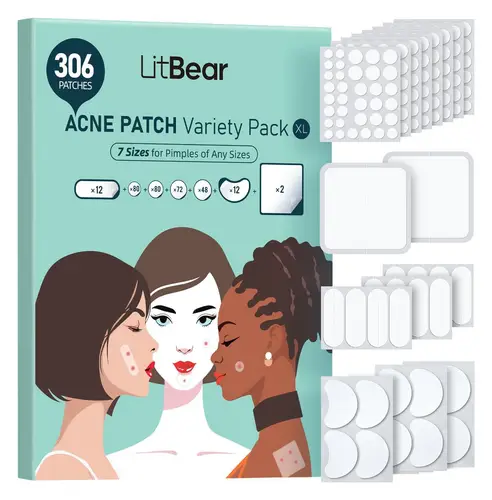 LitBear Acne Patch Variety Pack XL