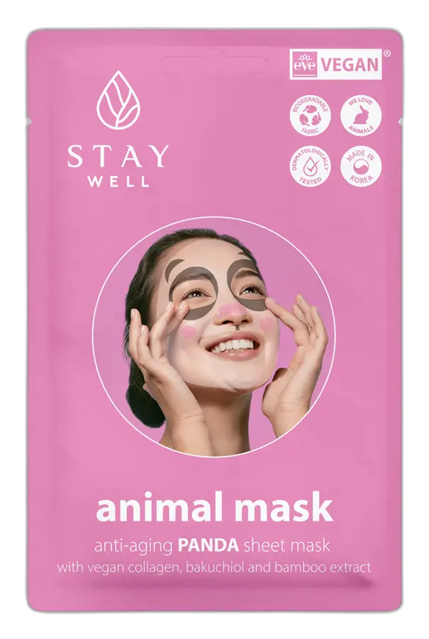 Stay Well Animal Mask Anti-Aging Panda