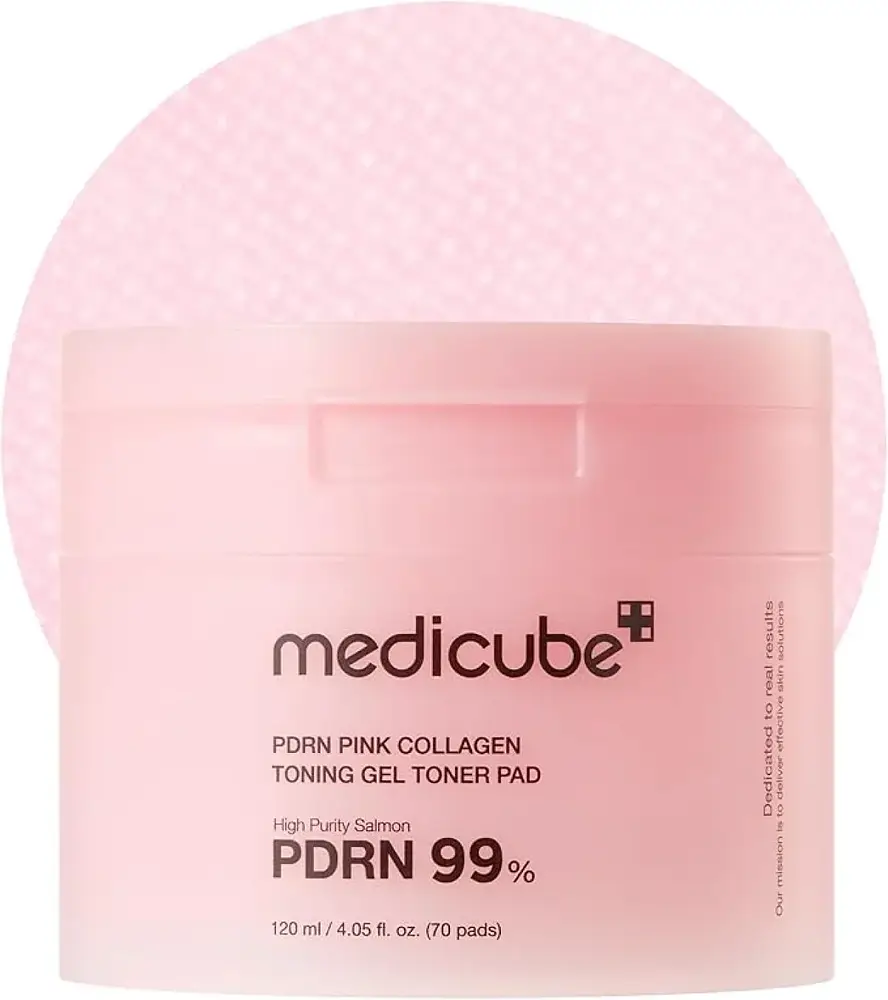 MediCube PDRN Pink Collagen Toning Gel Toner Pad