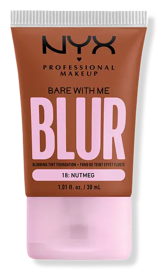 NYX Cosmetics Bare With Me Blur Skin Tint Foundation Nutmeg