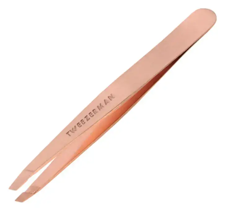 Tweezerman Stainless Steel Slant Tweezer Rose Gold