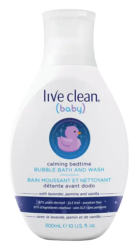 Live Clean Baby Calming Bedtime Bubble Bath And Wash