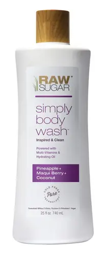 Raw Sugar Simply Body Wash Pineapple + Maqui Berry + Coconut