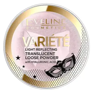 Eveline Variété Light Reflecting Translucent Loose Powder With Hyaluronic Acid Transparent