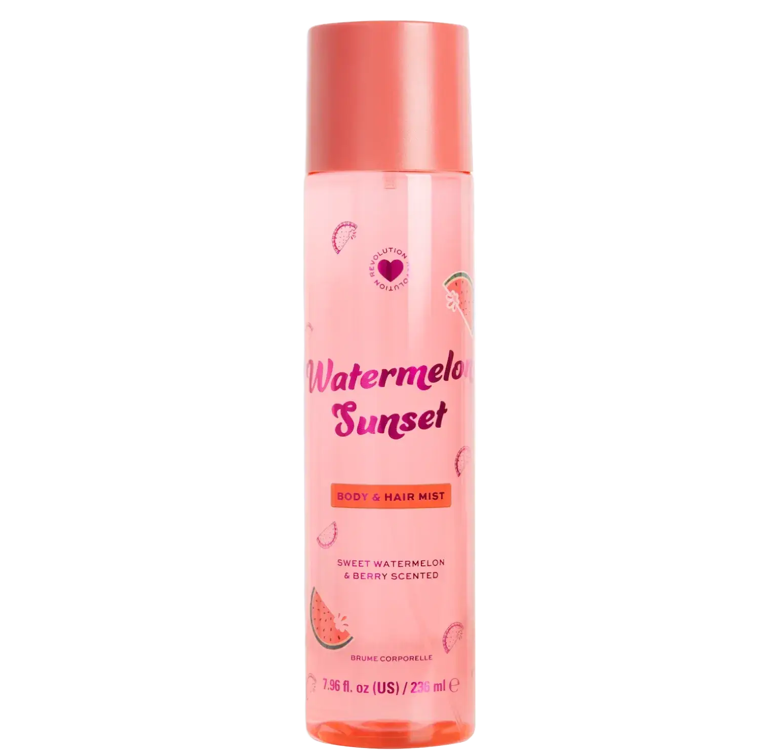 Revolution Beauty Body & Hair Mist Watermelon Sunset