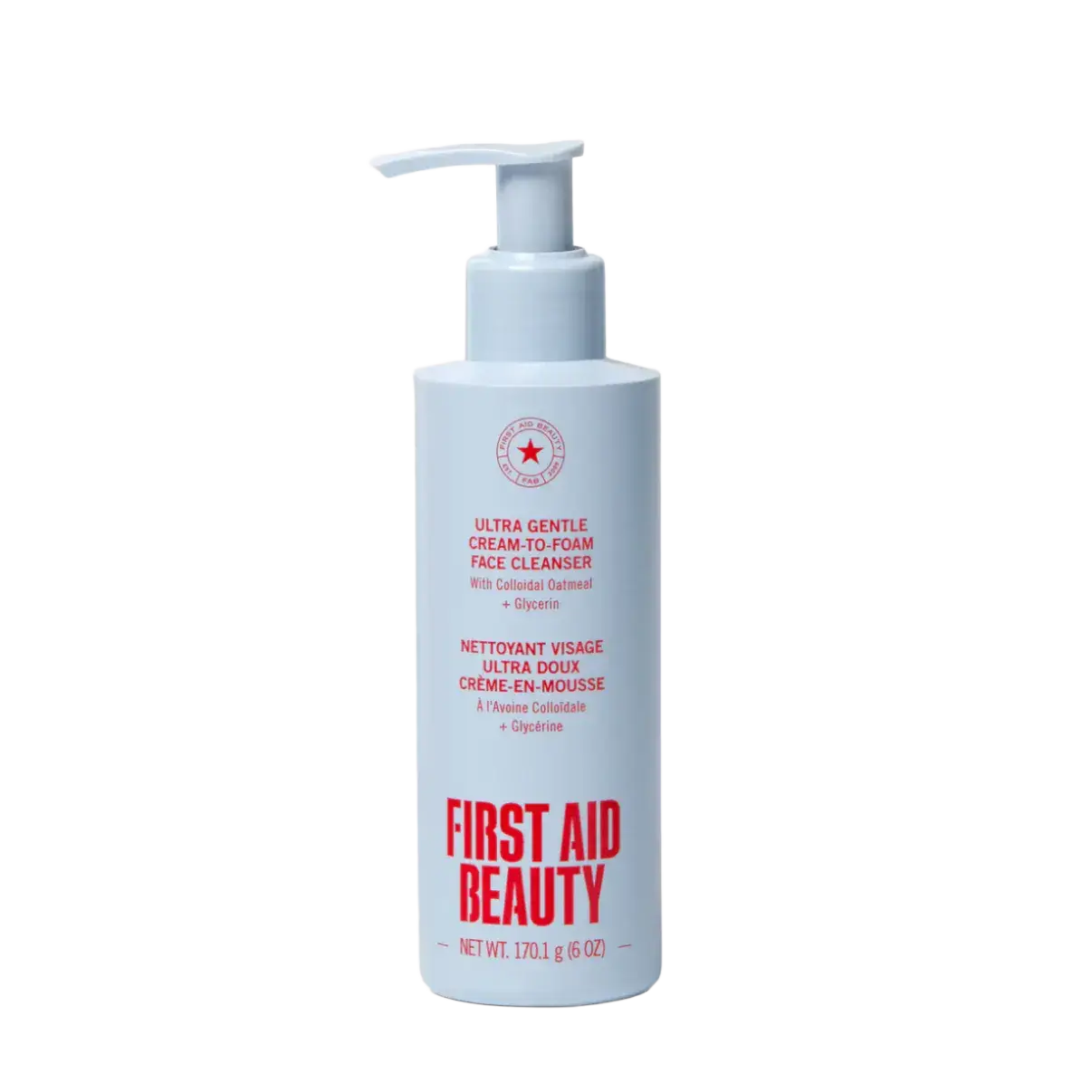 First Aid Beauty Ultra Gentle Cream-To-Foam Face Cleanser