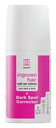 Touch Ingrown Hair Roll-On Lotion With AHA & BHA