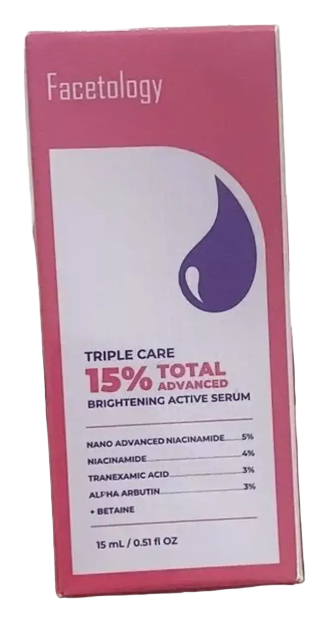 Facetology Triple Care 15% Total Advanced Brightening Active Serum