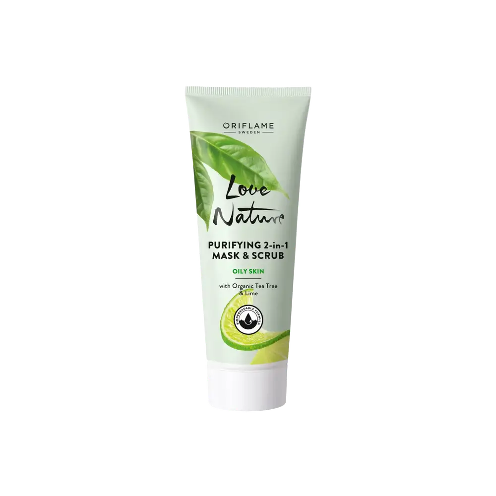 Oriflame Love Nature Purifying 2-In-1 Mask & Scrub