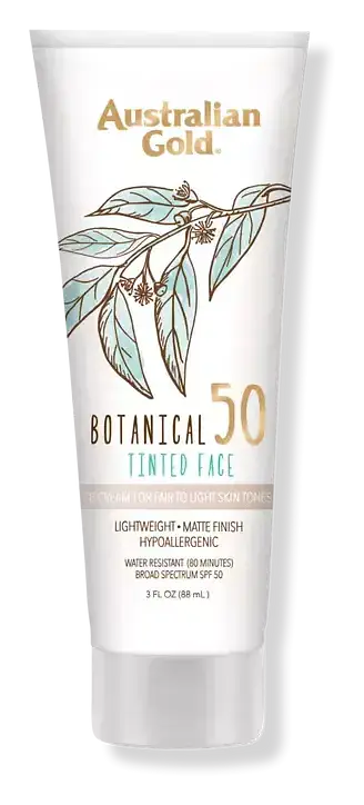 Australian Gold Botanical SPF 50 Tinted Face Fair to Light