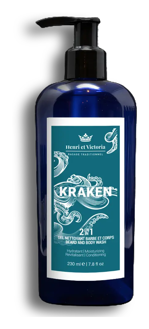 Henri Et Victoria Beard And Body Wash Kraken