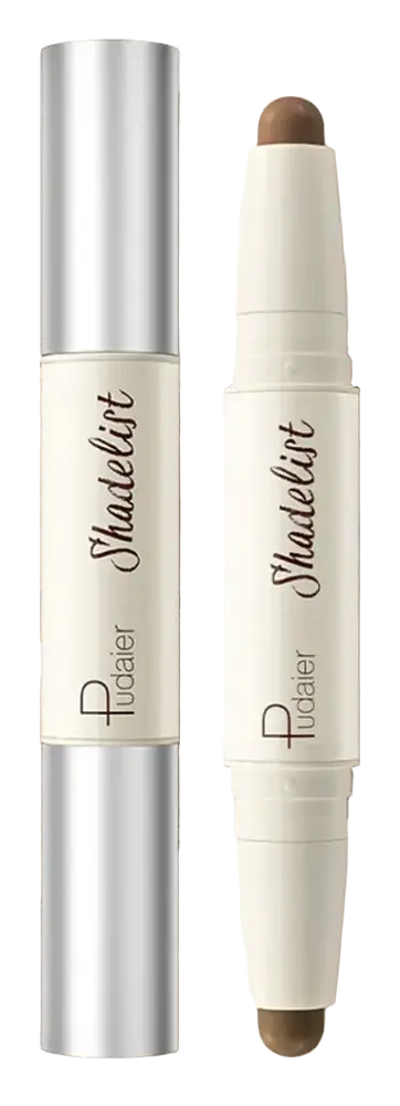 Pudaier 2-In-1 Contour & Highlight Pen #06 Tan & Concrete Gray
