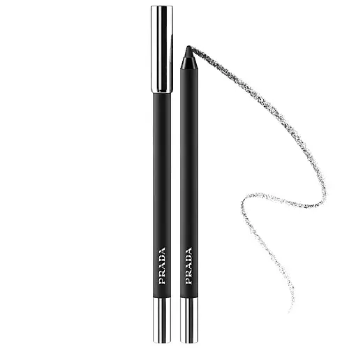 Prada Pradalines Gliding Waterproof Smudge Proof Eye Pencil 01 Nero