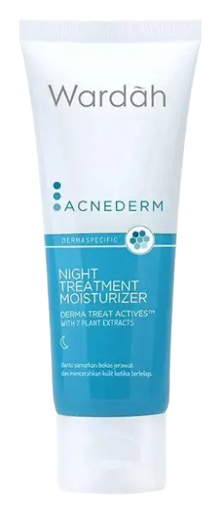 Wardah Acnederm Night Treatment Moisturizer