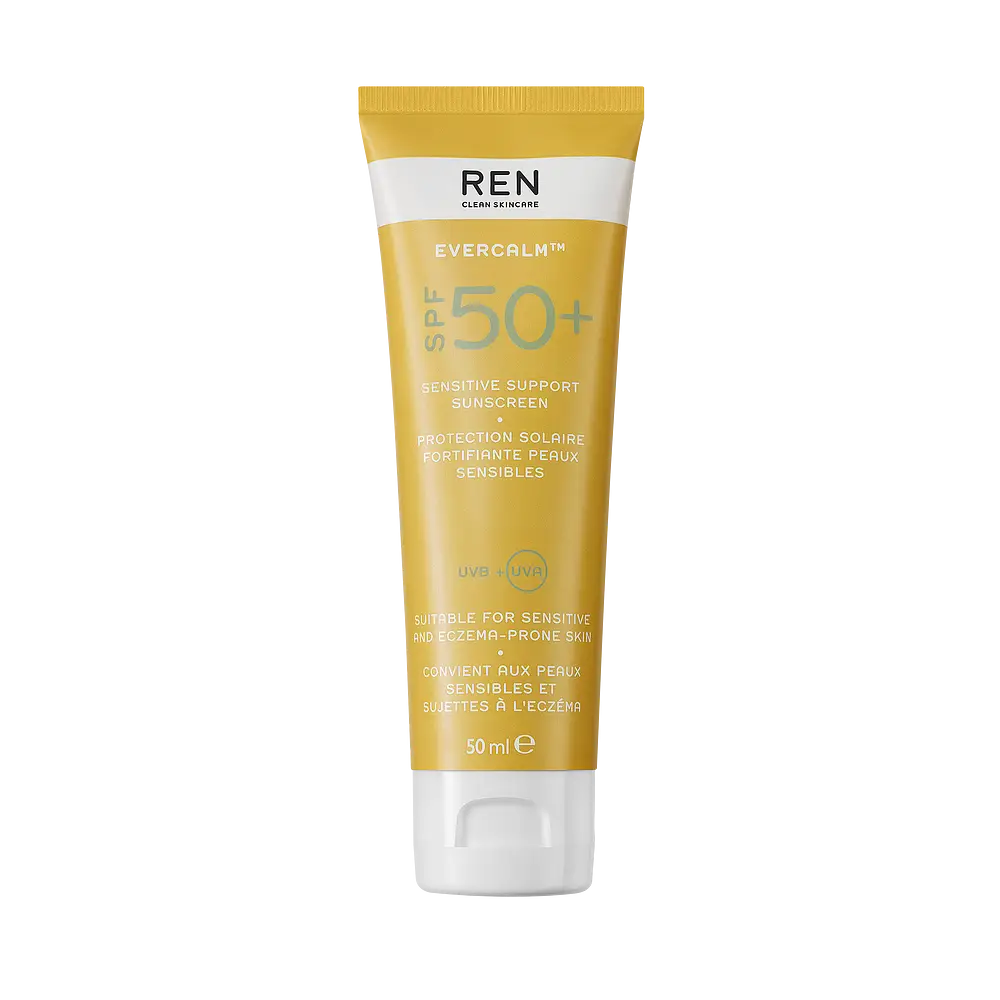 REN Clean Skincare Evercalm SPF 50+ SENSITIVE SUPPORT SUNSCREEN