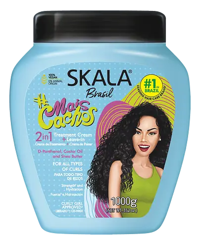Skala #MaisCachos 2in1 Hair Treatment Conditioner for Curly Hair 35.2 oz Expert