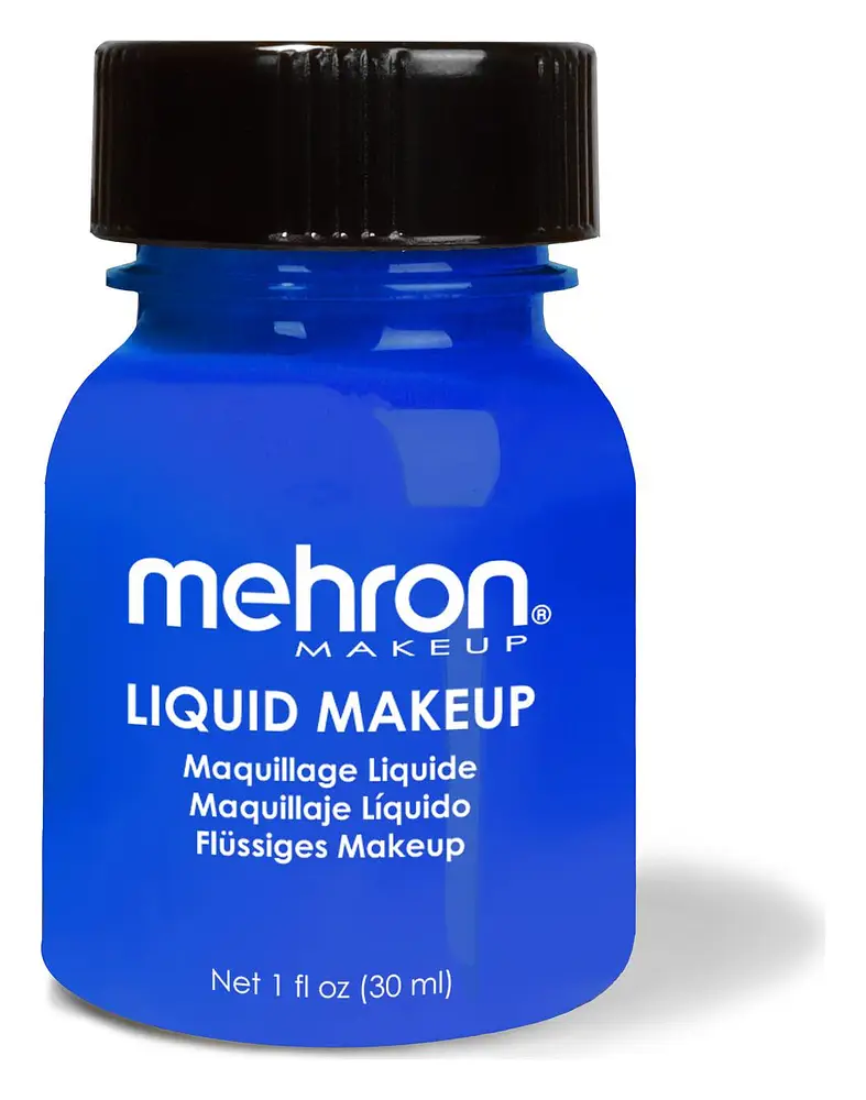 Mehron Makeup Liquid Makeup Glow Blue