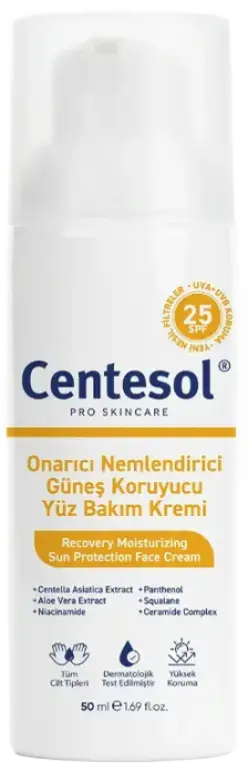 Gorkito Centesol Recovery Moisturizing Sun Protection Face Cream SPF 25