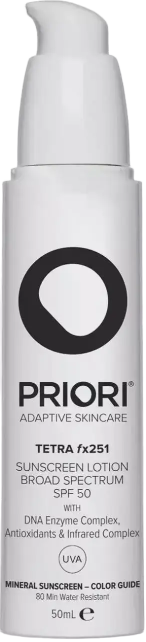 Priori Tetra fx251 Sunscreen Lotion SPF 50
