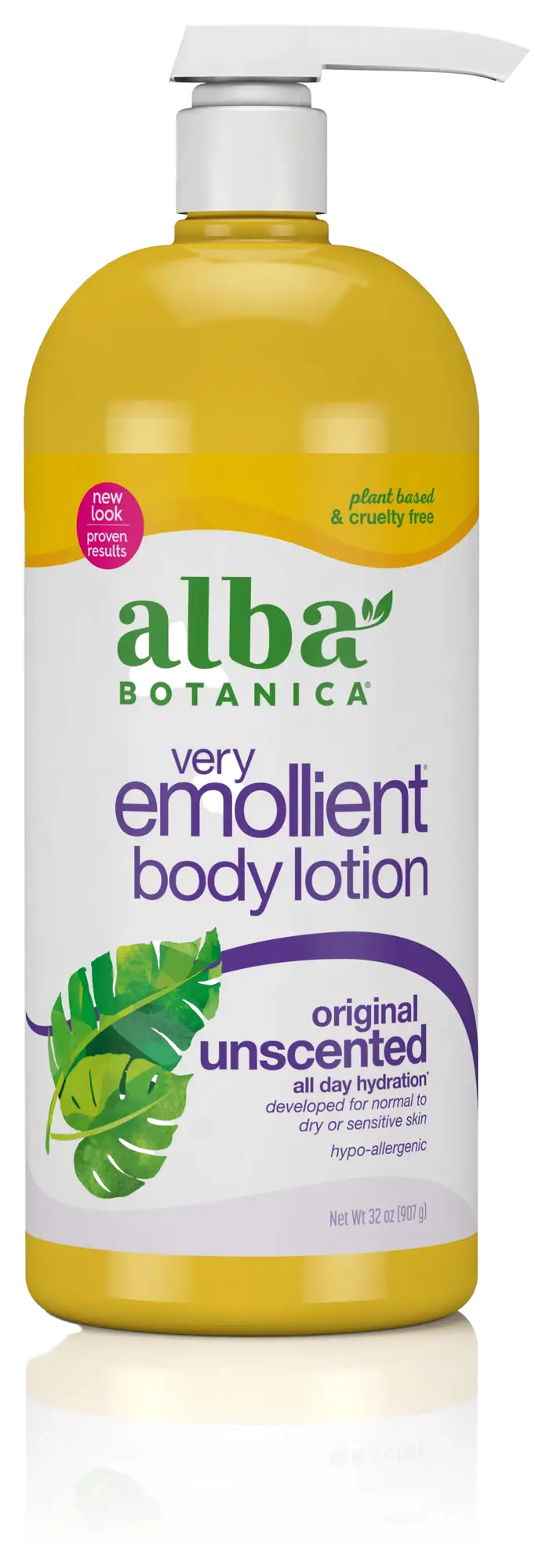 Alba Botanica Unscented Alba Very Emollient Body Lotion