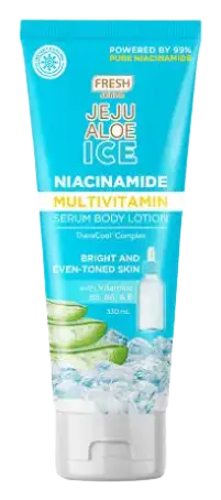 Fresh Skinlab Jeju Aloe Ice Niacinamide Multivitamin Serum Body Lotion