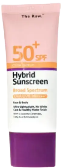 The Raw Cera-Shield Hybrid Sunscreen SPF 50+