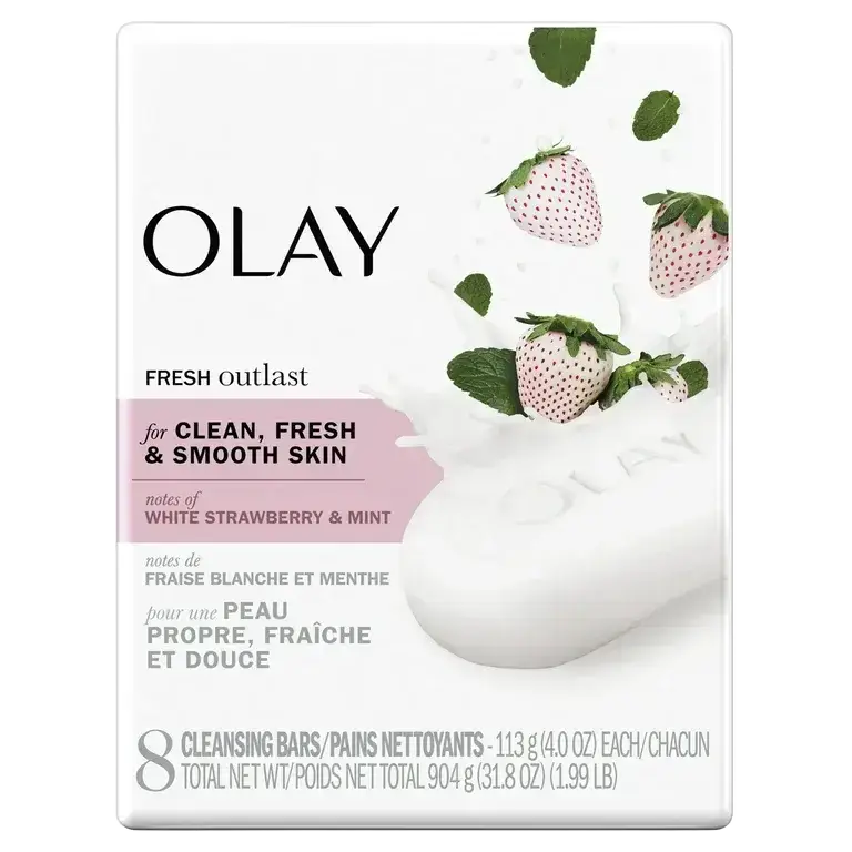 Olay Fresh Outlast Cleansing Bar White Strawberry & Mint