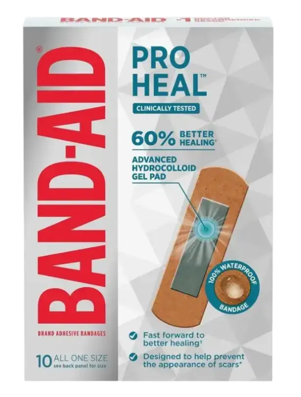 Band-Aid PRO HEAL™️ Advanced Healing Hydrocolloid Bandages All One Size Regular, 10 count