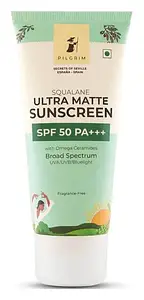 Pilgrim Squalane Ultra Matte Sunscreen SPF 50 PA+++