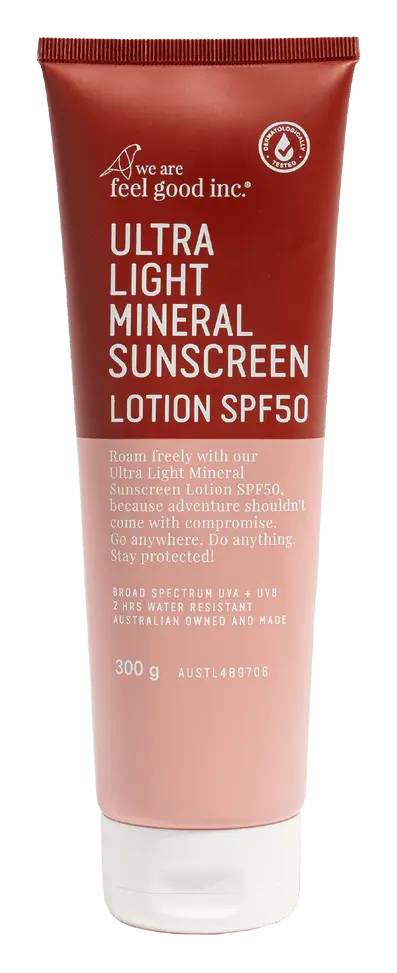 we are feel good inc. Ultra Light Mineral Sunscreen Lotion SPF50