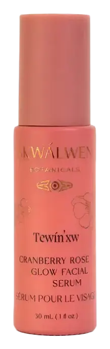 Skwalwen Botanicals Tewín’xw Cranberry Rose Glow Facial Serum