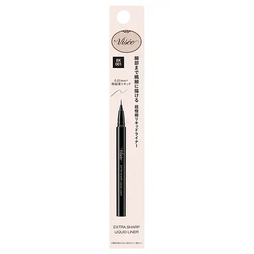 Kosé Visee Extra Sharp Liquid Liner BK001 Black