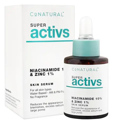 Conatural Niacinamide 10% + Zinc 1% - Super Activs Skin Serum